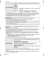 Preview for 22 page of Panasonic LUMIX DMC-FX38 Operating Instructions Manual