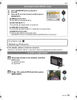 Preview for 33 page of Panasonic LUMIX DMC-FX38 Operating Instructions Manual