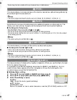 Preview for 47 page of Panasonic LUMIX DMC-FX38 Operating Instructions Manual