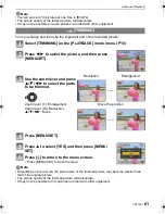 Preview for 81 page of Panasonic LUMIX DMC-FX38 Operating Instructions Manual