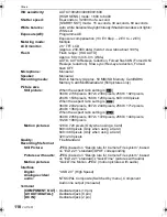 Preview for 118 page of Panasonic LUMIX DMC-FX38 Operating Instructions Manual