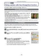Preview for 76 page of Panasonic LUMIX DMC-FX40 Operating Instructions Manual