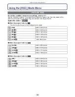 Preview for 84 page of Panasonic LUMIX DMC-FX40 Operating Instructions Manual