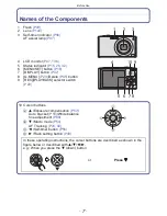 Preview for 7 page of Panasonic LUMIX DMC-FX48 Operating Instructions Manual