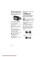 Предварительный просмотр 6 страницы Panasonic LUMIX DMC-FX50 Operating Instructions Manual