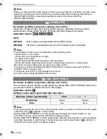 Preview for 78 page of Panasonic LUMIX DMC-FX500 Operating Instructions Manual