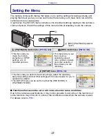 Предварительный просмотр 25 страницы Panasonic LUMIX DMC-FX520 Operating Instructions Manual