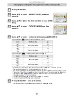 Предварительный просмотр 81 страницы Panasonic LUMIX DMC-FX520 Operating Instructions Manual