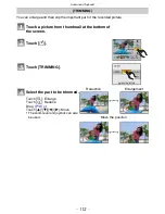 Предварительный просмотр 112 страницы Panasonic LUMIX DMC-FX520 Operating Instructions Manual