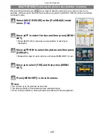 Предварительный просмотр 121 страницы Panasonic LUMIX DMC-FX520 Operating Instructions Manual