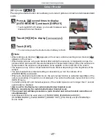 Preview for 69 page of Panasonic Lumix DMC-FX550 Operating Instructions Manual