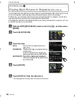 Preview for 84 page of Panasonic LUMIX DMC-FX580 Operating Instructions Manual