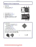 Предварительный просмотр 7 страницы Panasonic LUMIX DMC-FX60 Operating Instructions Manual