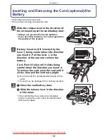 Предварительный просмотр 14 страницы Panasonic LUMIX DMC-FX60 Operating Instructions Manual