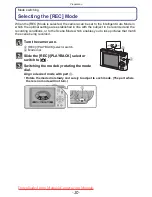 Предварительный просмотр 30 страницы Panasonic LUMIX DMC-FX60 Operating Instructions Manual