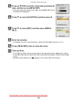 Предварительный просмотр 84 страницы Panasonic LUMIX DMC-FX60 Operating Instructions Manual