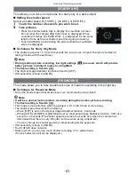 Preview for 81 page of Panasonic Lumix DMC-FX70 Operating Instructions Manual