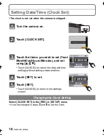 Preview for 18 page of Panasonic LUMIX DMC-FX75 Basic Operating Instructions Manual