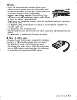 Preview for 13 page of Panasonic Lumix DMC-FX78 Basic Owner'S Manual