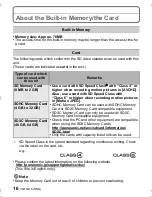 Preview for 16 page of Panasonic Lumix DMC-FX78 Basic Owner'S Manual