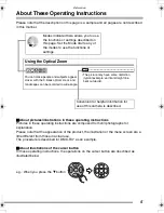 Preview for 5 page of Panasonic LUMIX DMC-FX7EB Operating Instructions Manual