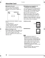 Preview for 16 page of Panasonic LUMIX DMC-FX7EB Operating Instructions Manual