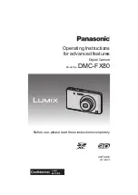 Panasonic Lumix DMC-FX80 Operating Instructions Manual предпросмотр