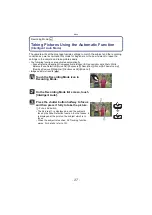 Preview for 27 page of Panasonic Lumix DMC-FX80 Operating Instructions Manual