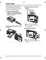 Preview for 12 page of Panasonic LUMIX DMC-FX8EB Operating Instructions Manual