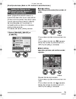 Предварительный просмотр 75 страницы Panasonic LUMIX DMC-FX8GC Operating Instructions Manual