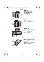 Preview for 7 page of Panasonic Lumix DMC-FZ1 Operating Instructions Manual