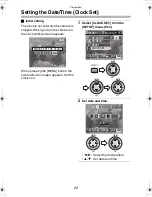 Preview for 22 page of Panasonic Lumix DMC-FZ10 Operating Instructions Manual