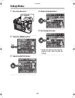 Preview for 24 page of Panasonic Lumix DMC-FZ10 Operating Instructions Manual