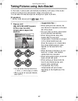 Preview for 42 page of Panasonic Lumix DMC-FZ10 Operating Instructions Manual