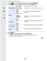 Preview for 237 page of Panasonic Lumix DMC-FZ1000 Owner'S Manual