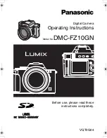 Panasonic LUMIX DMC-FZ10GC Operating Instructions Manual preview