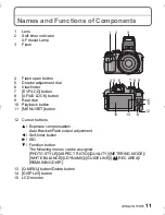 Preview for 11 page of Panasonic Lumix DMC-FZ150 Basic Owner'S Manual