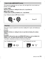 Preview for 13 page of Panasonic Lumix DMC-FZ150 Basic Owner'S Manual