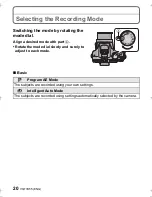 Preview for 20 page of Panasonic Lumix DMC-FZ150 Basic Owner'S Manual