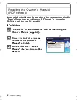 Preview for 32 page of Panasonic Lumix DMC-FZ150 Basic Owner'S Manual