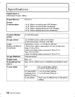 Preview for 34 page of Panasonic Lumix DMC-FZ150 Basic Owner'S Manual