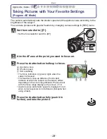 Preview for 72 page of Panasonic Lumix DMC-FZ150 Basic Owner'S Manual