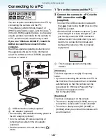 Preview for 142 page of Panasonic LUMIX DMC-FZ18 Operating Instructions Manual