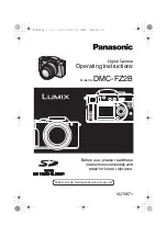 Предварительный просмотр 1 страницы Panasonic Lumix DMC-FZ2 Operating Instructions Manual