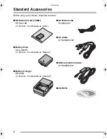 Preview for 8 page of Panasonic LUMIX DMC-FZ20EB Operating Instructions Manual