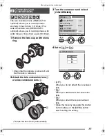 Preview for 77 page of Panasonic LUMIX DMC-FZ20GC Operating Instructions Manual