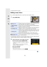 Preview for 51 page of Panasonic Lumix DMC-FZ2500 Operating Instructions Manual