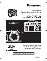 Preview for 1 page of Panasonic LUMIX DMC-FZ2B Operating Instructions Manual