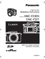 Panasonic LUMIX DMC-FZ2EN Operating Instructions Manual preview