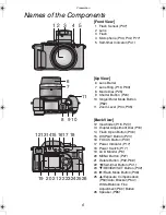 Preview for 6 page of Panasonic LUMIX DMC-FZ2EN Operating Instructions Manual